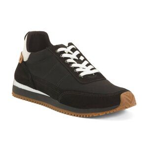 VINCE CAMUTO Men's Made In Brazil Suede Casual Jogger Sneakers